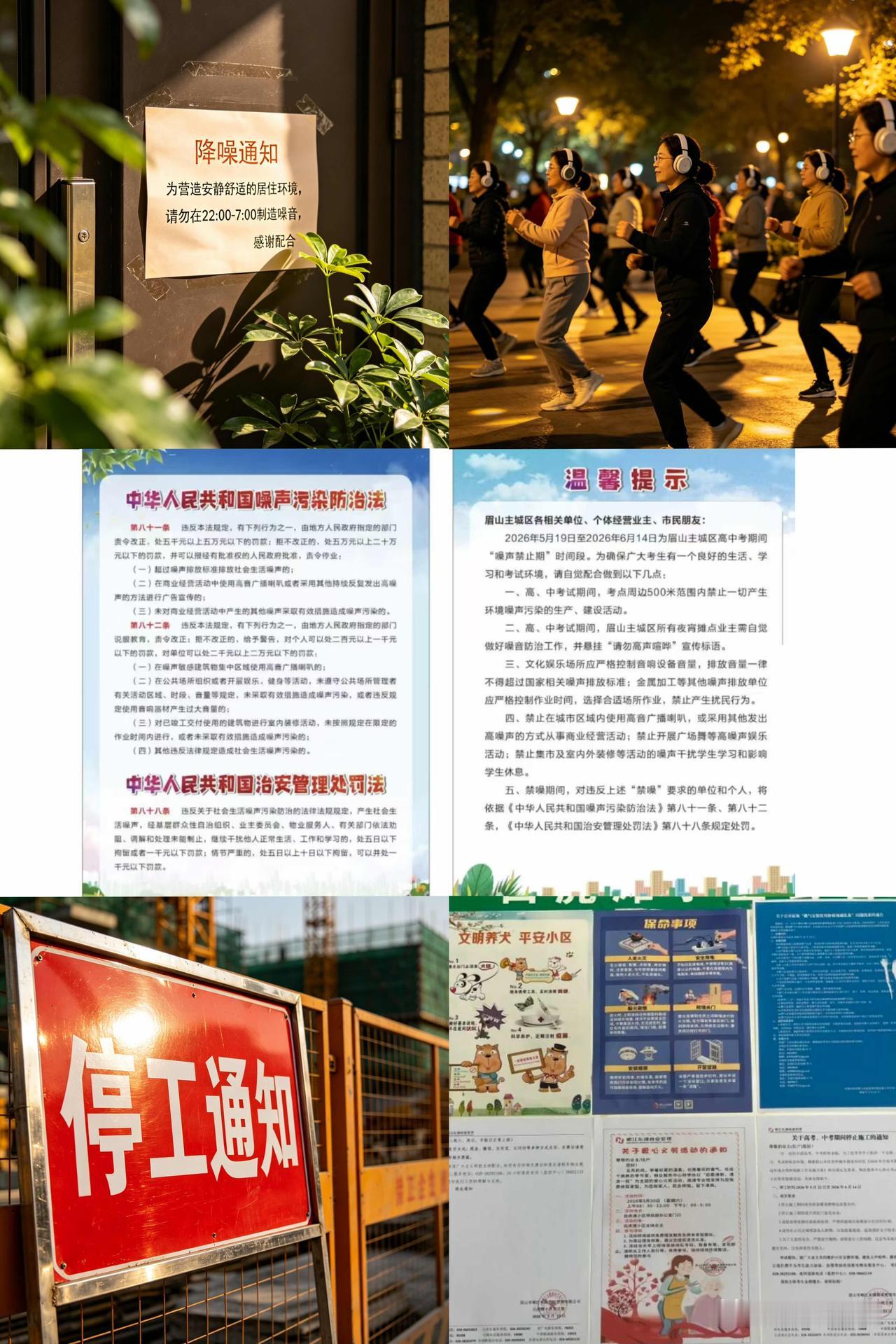 高中考“静音行动”：一份全社会心照不宣的温柔默契

高中考临近，各地“限噪”措施