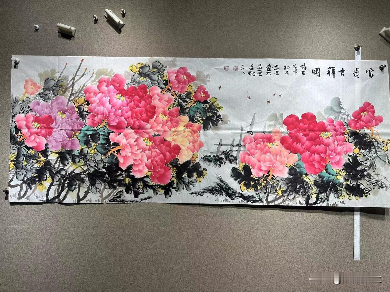 传统国画牡丹有什么寓意？答对了有奖。[赞]