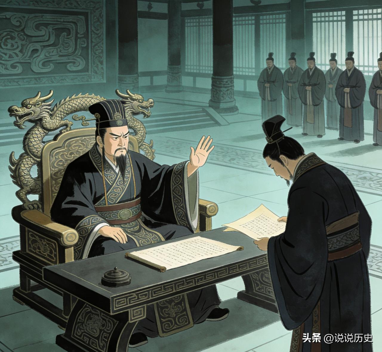 公元41年，刘秀废掉皇后郭圣通，却没有对太子刘疆下手。刘疆见母亲被废，彻夜难眠，