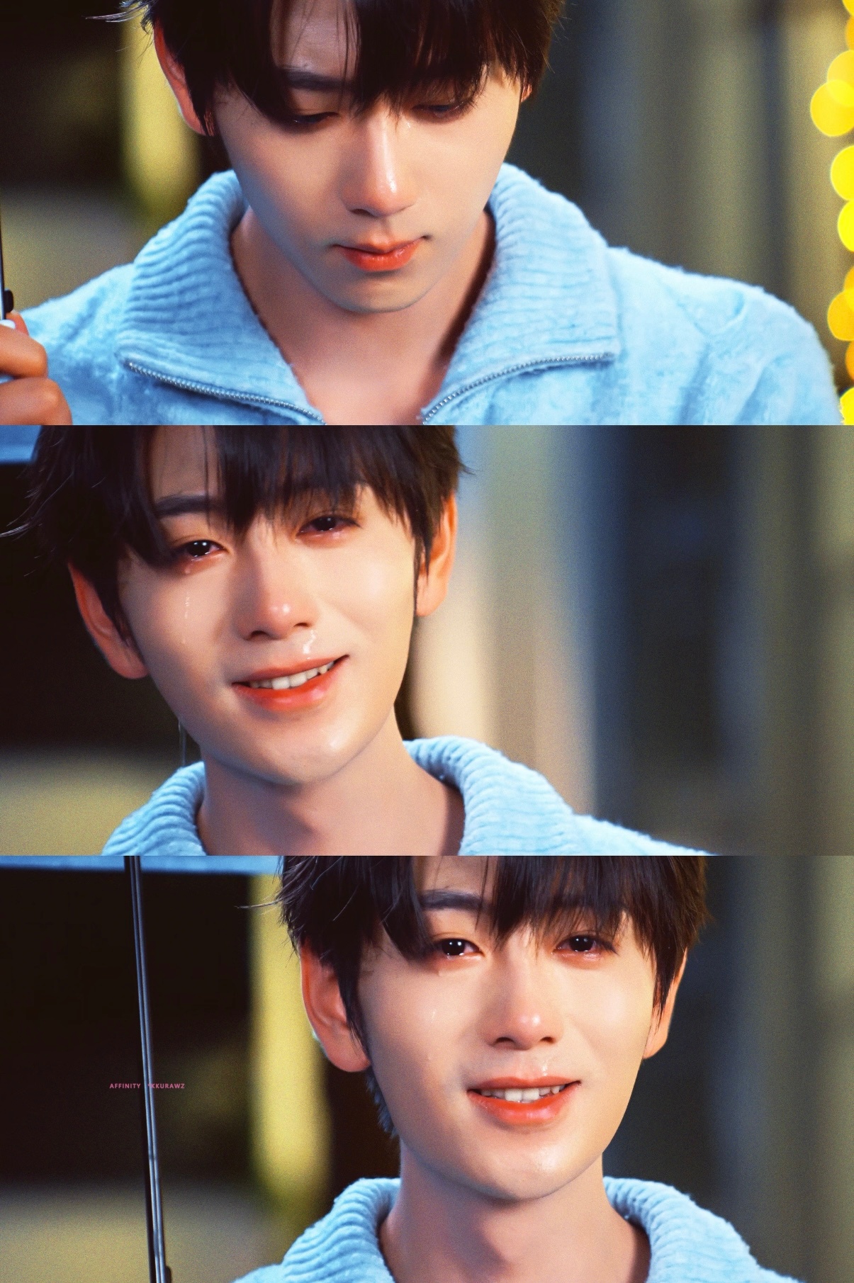 崔雨鑫 眼泪是男人最好的嫁妆 谁懂！谢辛序在雨中确认自己流泪的那一刻，我直接心碎