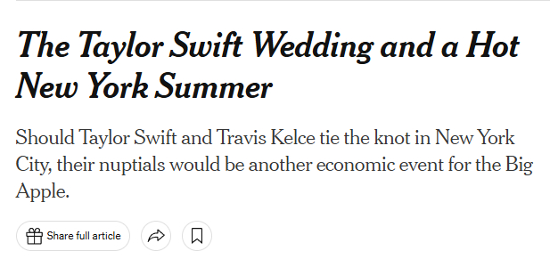 【外媒曝霉霉婚礼7月3日举行】“霉霉”泰勒·斯威夫特（Taylor Swift）