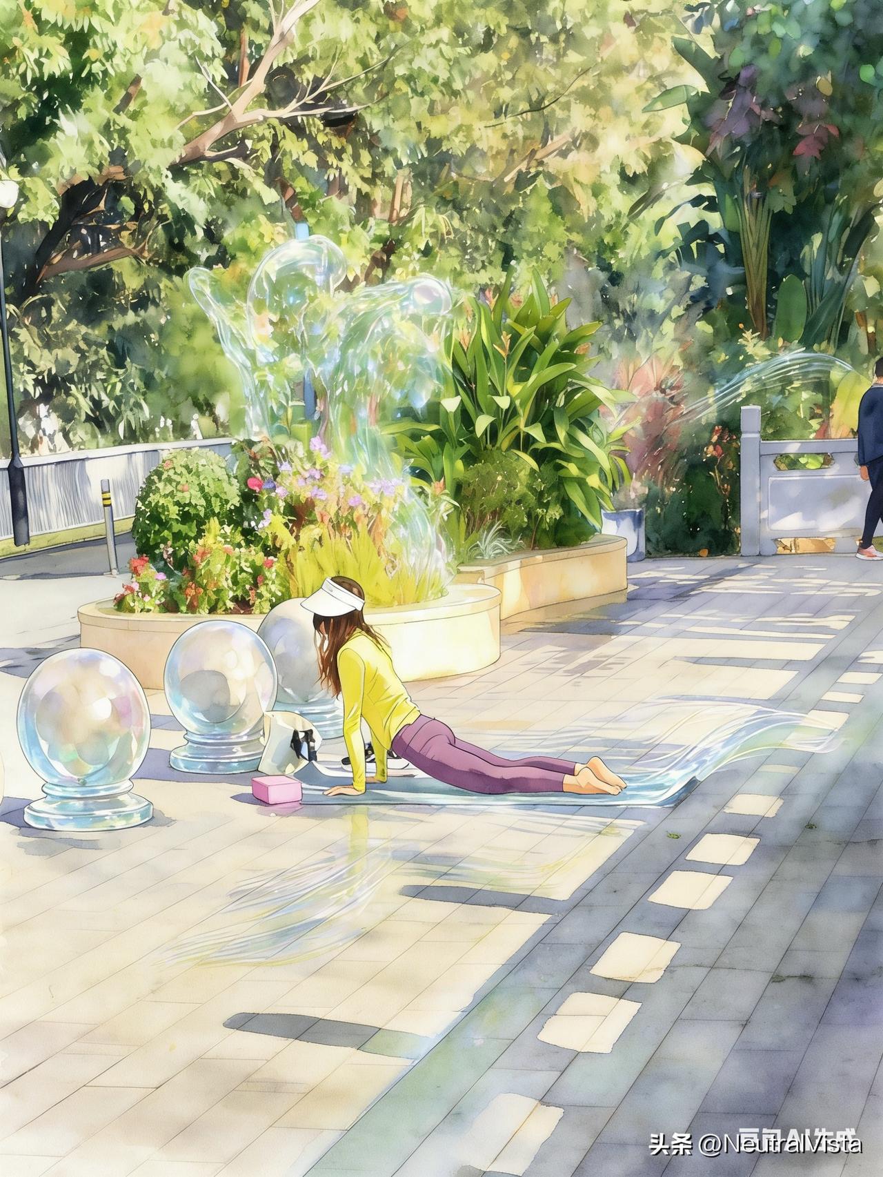 你敢在公园人流最多的地方做瑜伽吗？

在深圳公园有一位奇葩女子，经常在公园门口小