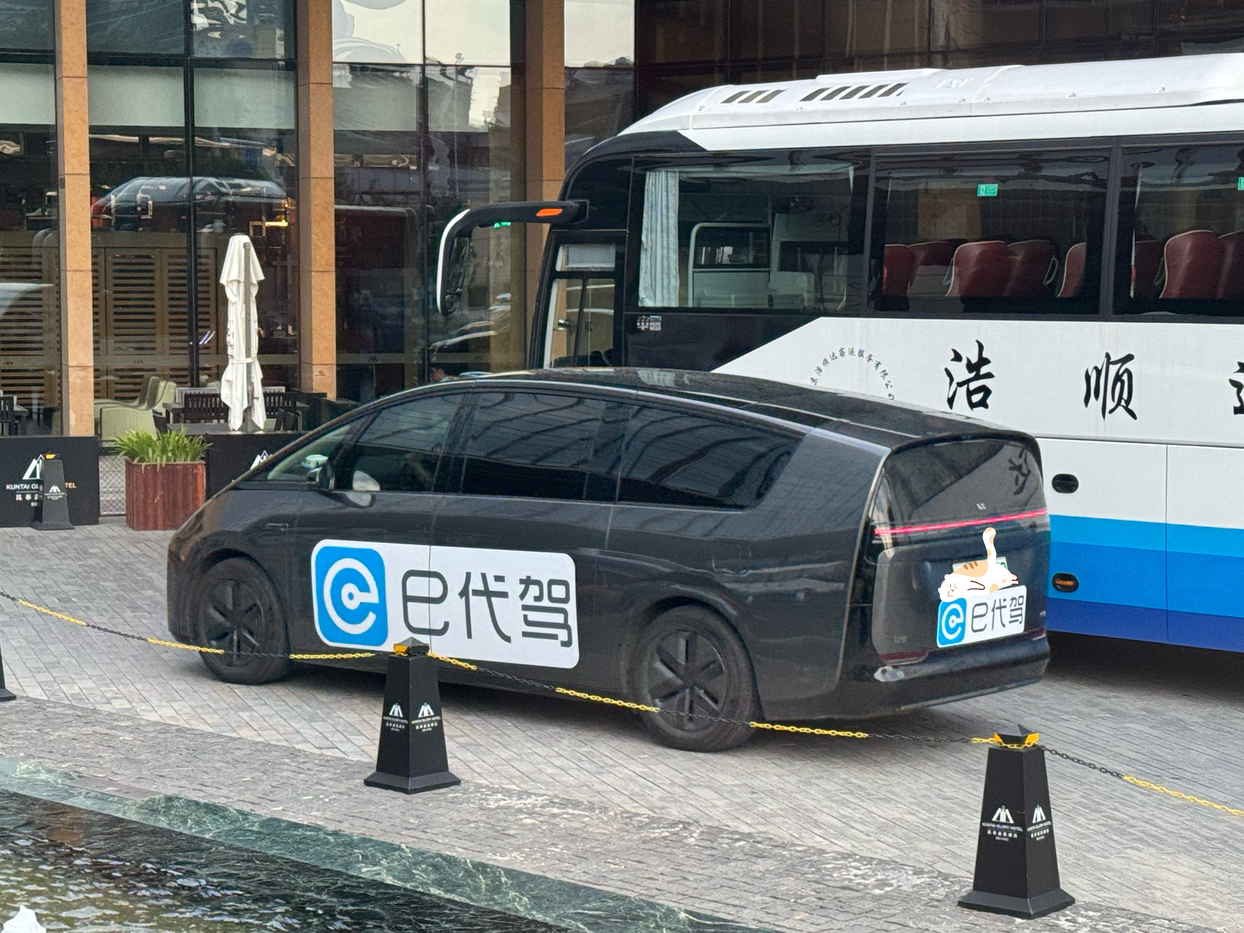 这是贴纸还是真代驾？不过北京MEGA可真的多，白色好看。 ​​​