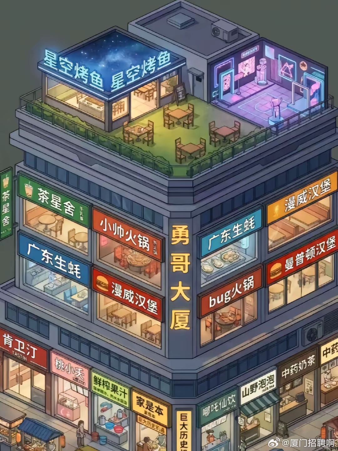 我觉得做生意就应该这样，无论是商场还是临街店面，只要做生意开店，就一定要在马路上