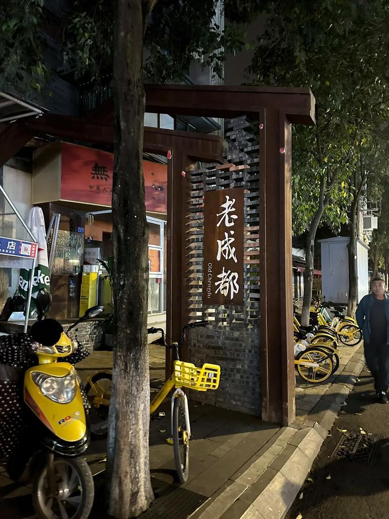 晒图笔记大赛 老成都的街头，黄车与绿树相映成趣。
