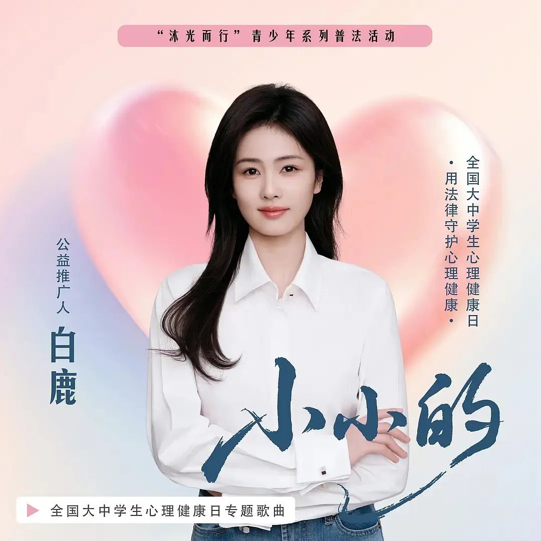 小小的明天，一定有小小希望，小小的梦会温暖时光。是白鹿为湖南石门灾情捐款的举动，