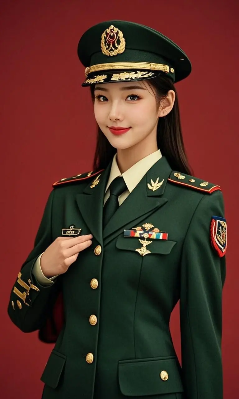 AI戎装英姿