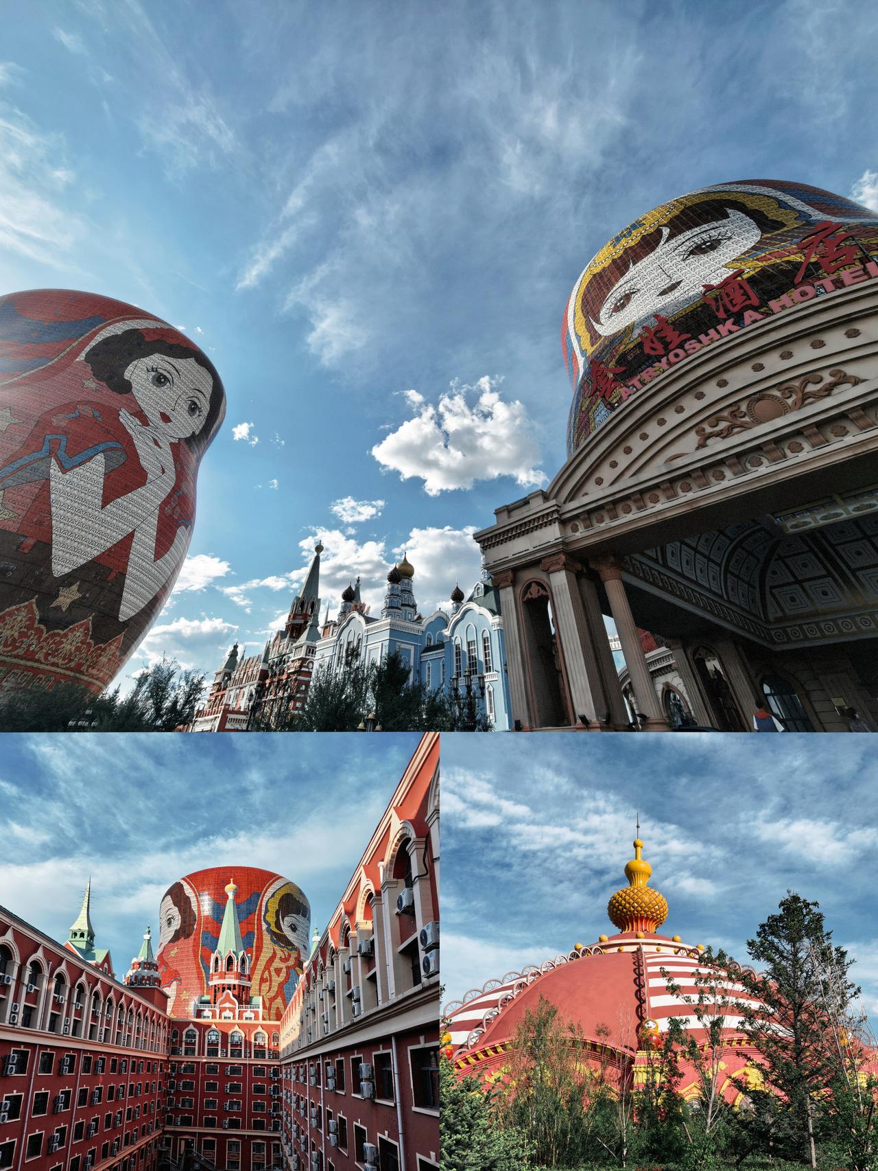 假装在异国！
满洲里这些套娃造型，看上去比Russia还Russia，让我想起了