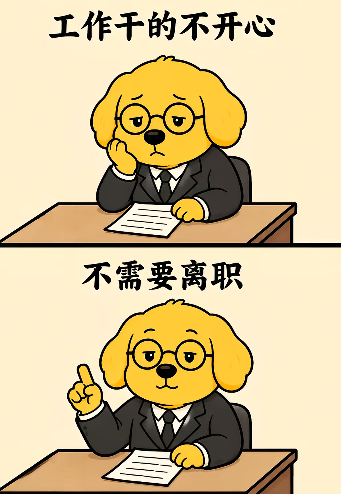 其实不想上班根本不需要辞职工作是为了钱，不是为了其他事，不要太过认真，太过执着，