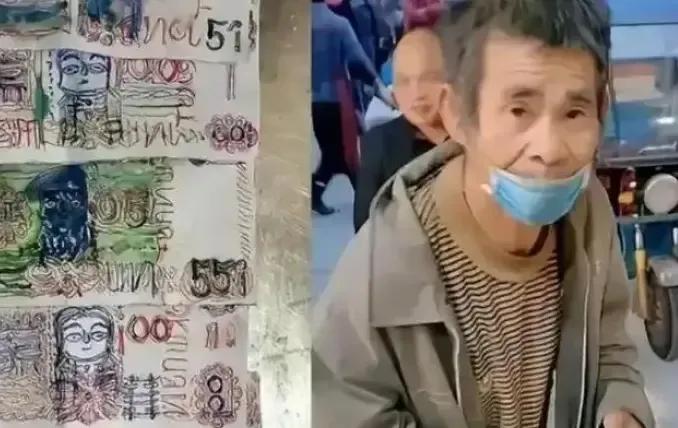 浙江温州，一鲜面店老板收下流浪老人的100元纸币，却从不找零，只给称2斤面。9年