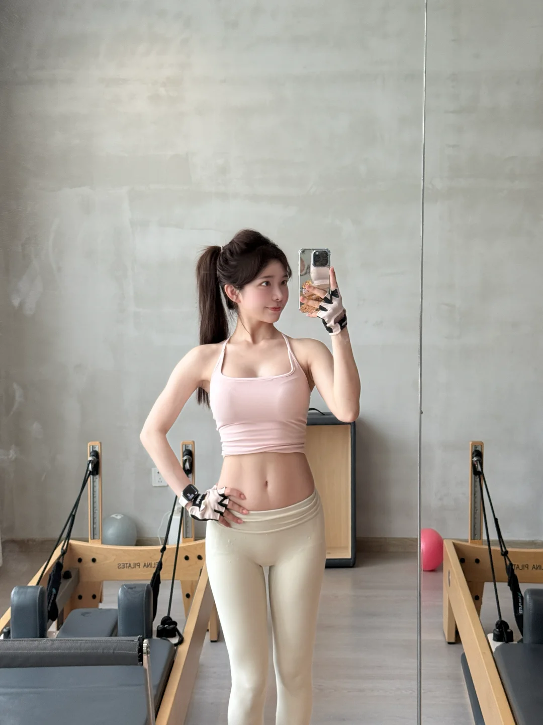 当甜妹练普拉提｜今天是粉色的