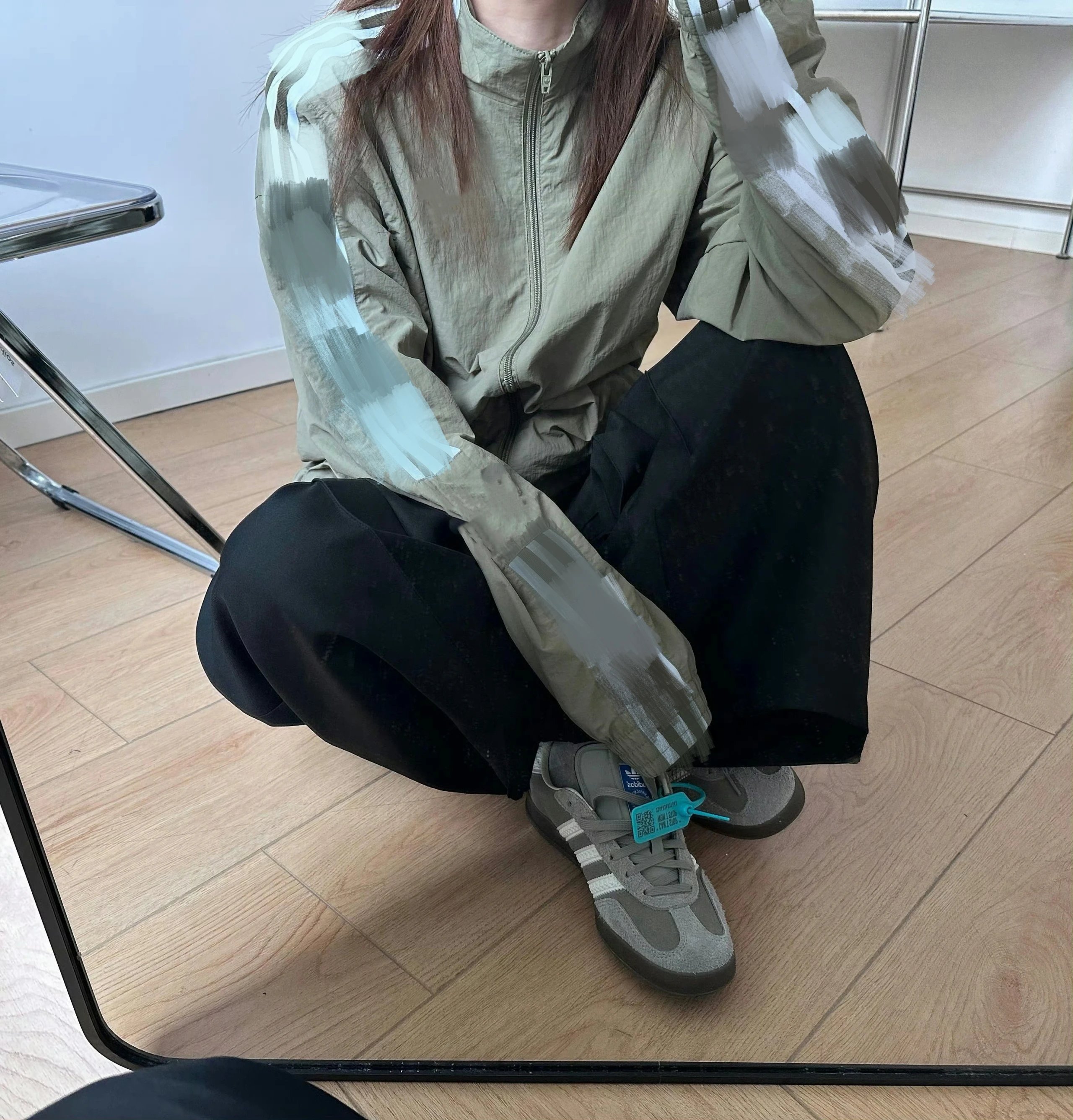 谢谢闺蜜🥺有宝宝出给了我一件绿色ad m号！！我真是跪下了！ 