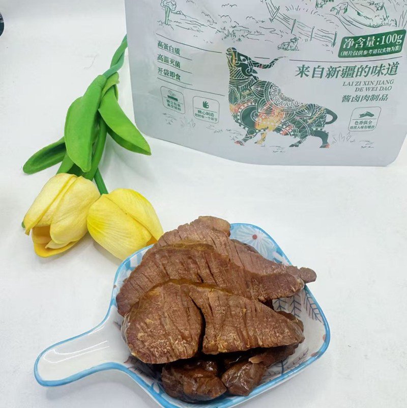 正宗新疆酱牛肉，真空独立锁鲜，开袋直接吃，浓郁卤香入骨，低脂高蛋白，追剧、代餐、