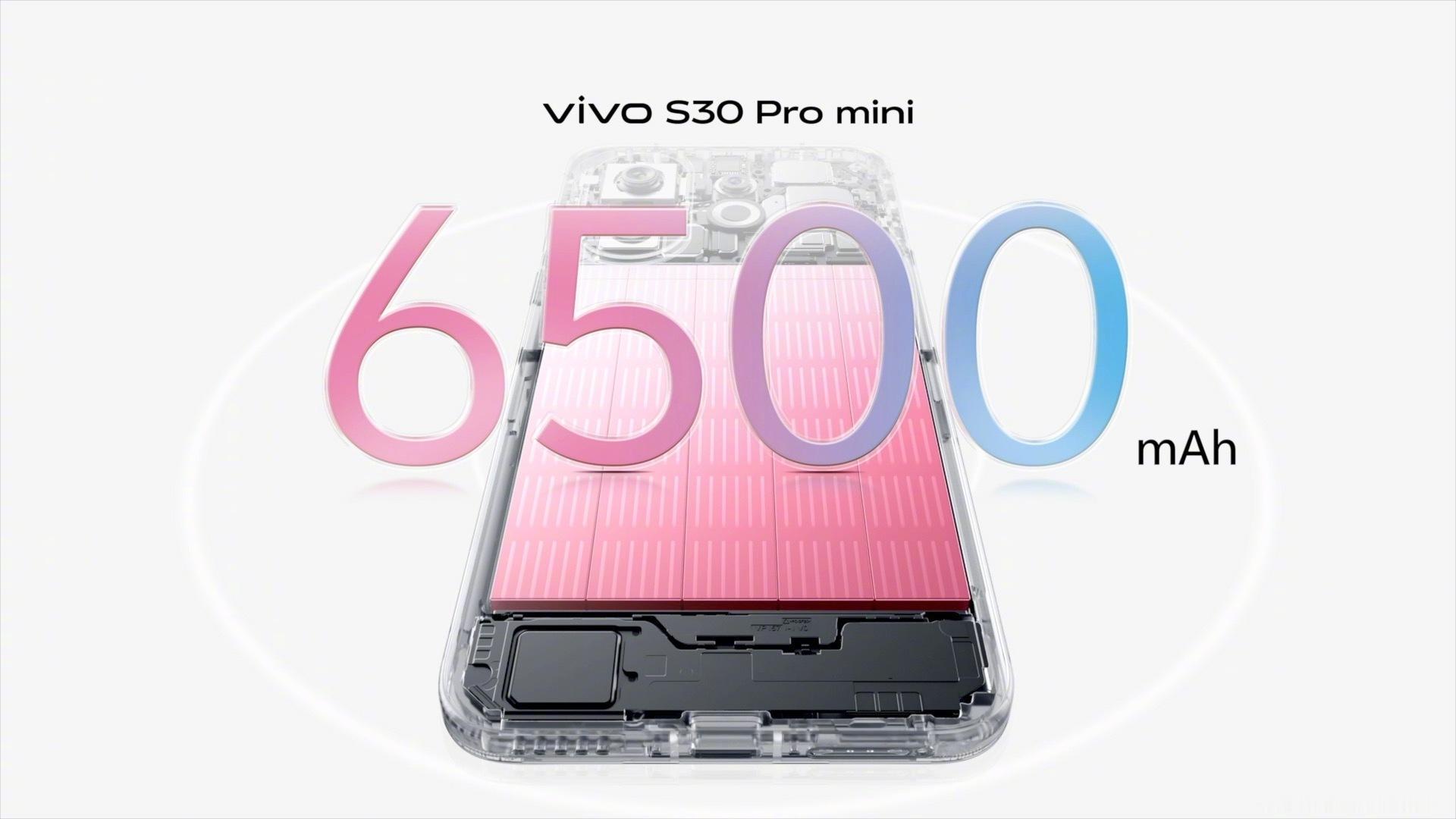 没想到vivo S30 Pro mini那么轻薄小巧的机身，竟然配置的是6500
