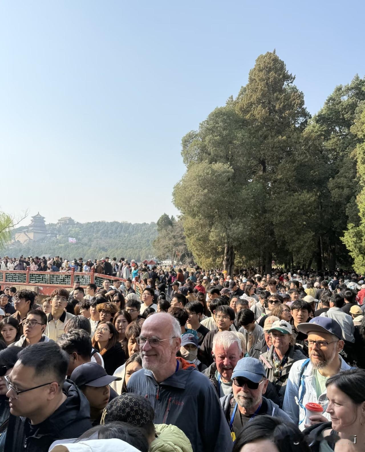 两小时路加上6级大风，愣是没吹散我去颐和园的铁杆决心。结果到了才发现——决心没被