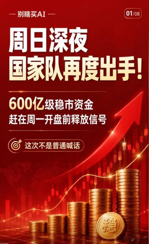 重磅利好🔥两大央企深夜出手！千亿资金增持A股，稳市信号拉满
A股迎来强力托底！