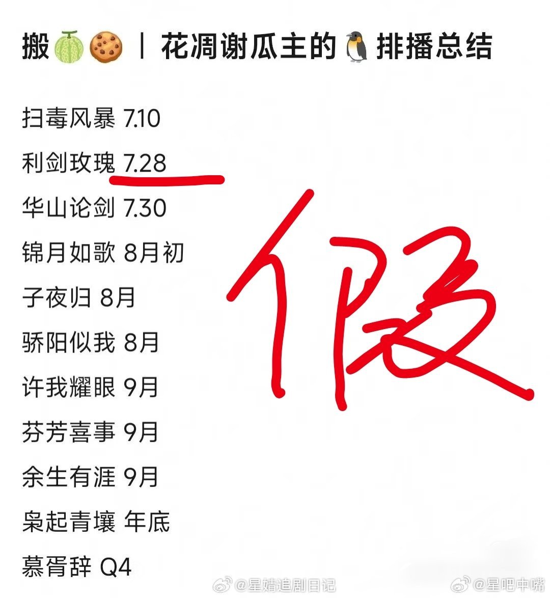 扫毒风暴 排播太假了！如果利剑玫瑰去728，那么扫毒风暴干嘛不是712？干嘛71