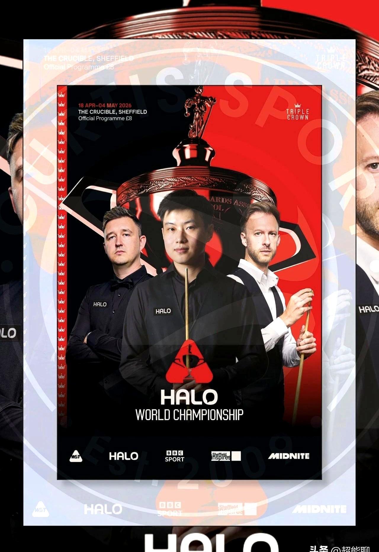 当克鲁斯堡的灯亮起时，才发现中国名字已排到二十个。
最早的1999年是傅家俊，出