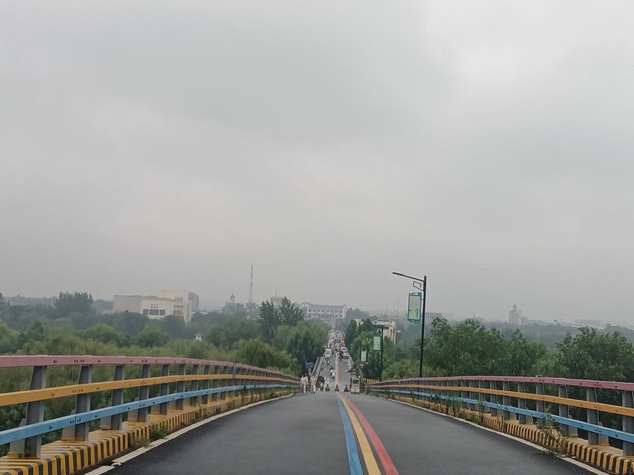 7.17日暴雨后的台儿庄古城景象！（图片来源：老山兰随手拍
