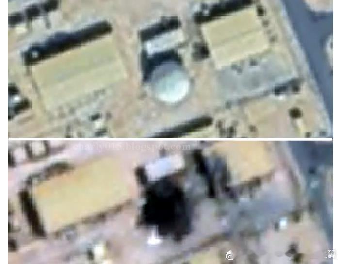 卫星照片显示，伊朗对卡塔尔美军乌代德空军基地发动的弹道导弹打击，摧毁了该基地的远