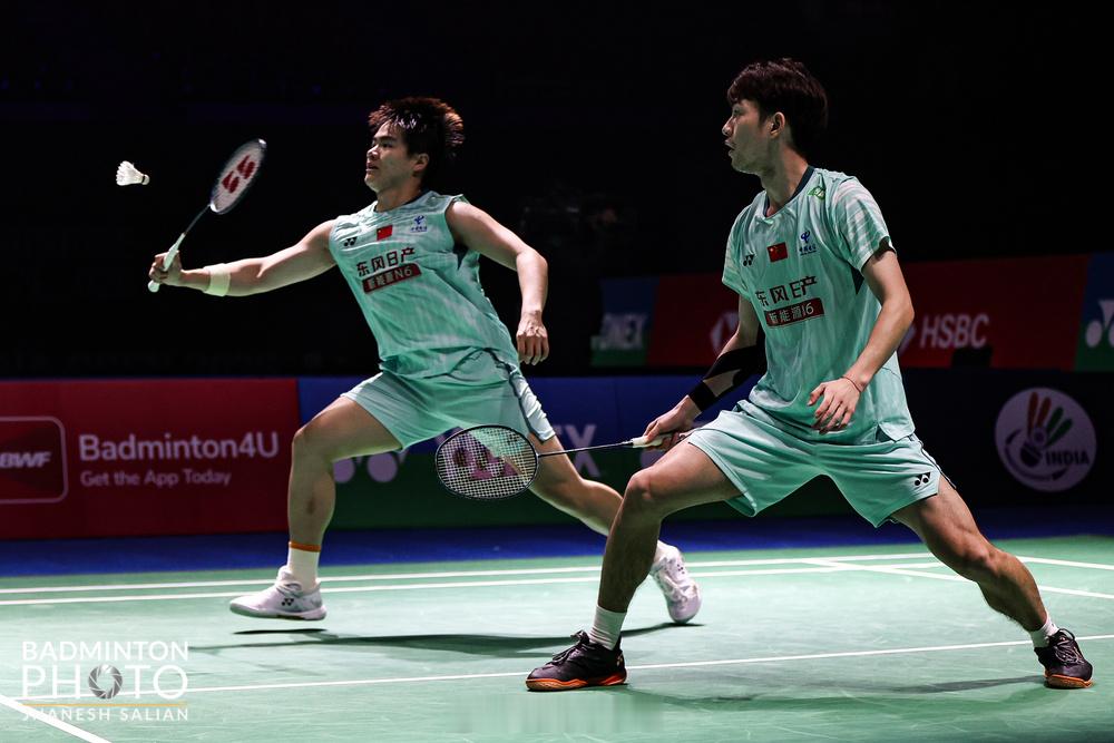 “梁王”印度赛登顶，再夺超级750赛冠军！印度公开赛男双决赛：梁伟铿/王昶 17