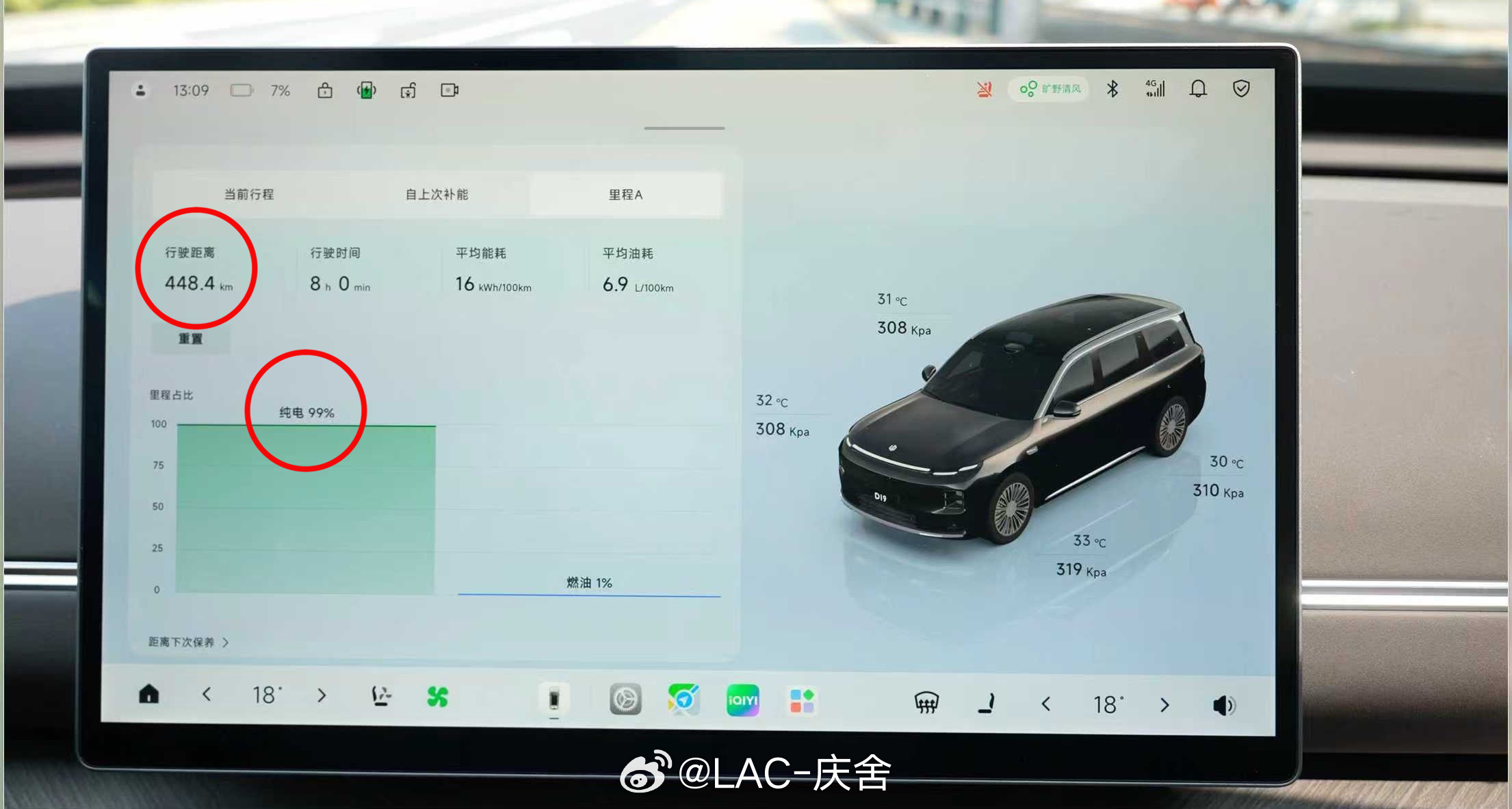 有个博主实测了零跑D19的纯电续航，跑了448.4km 增程器介入了。现在大电池