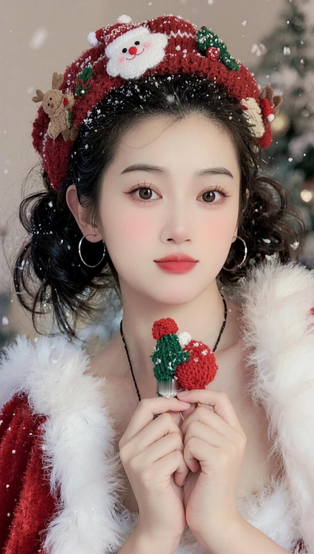 抖音ai创作 该秀出我的圣诞战妆了