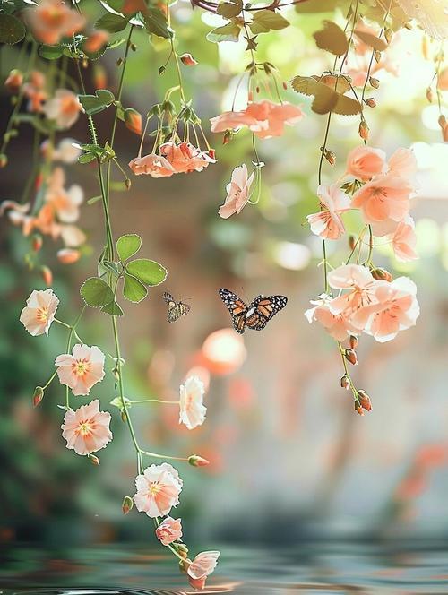 上联：唯有诗人怜叶落；
下联：岂无歌者叹花开。