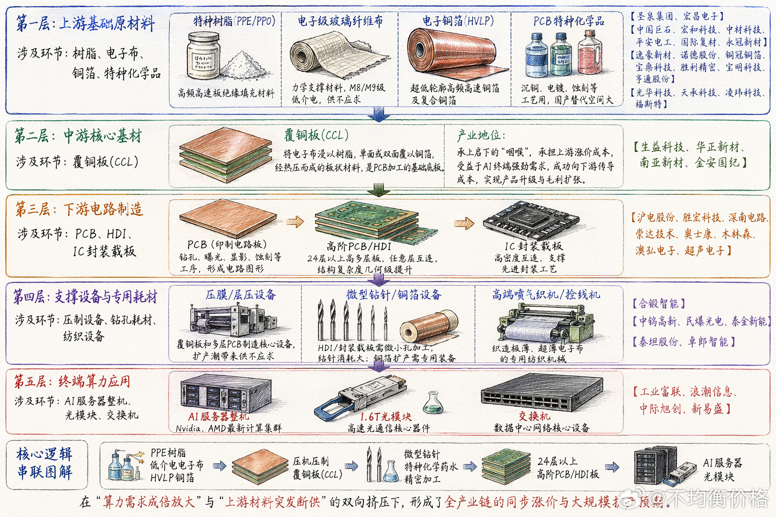 一、市场空间与机构预期大摩预测全球AI光模块PCB市场规模将从2024年约6.2