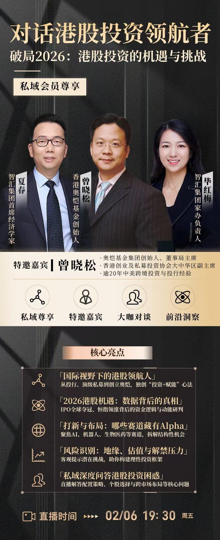 最近三场会员专享直播，感兴趣的朋友可以加入会员，每月两场专享直播，宏观策略资配+