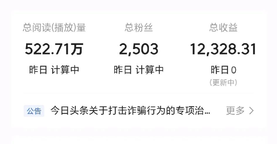 刚来头条的时候是想着闲暇时间写写头条，现在八个月过去了，才知道，入了头条写作根本