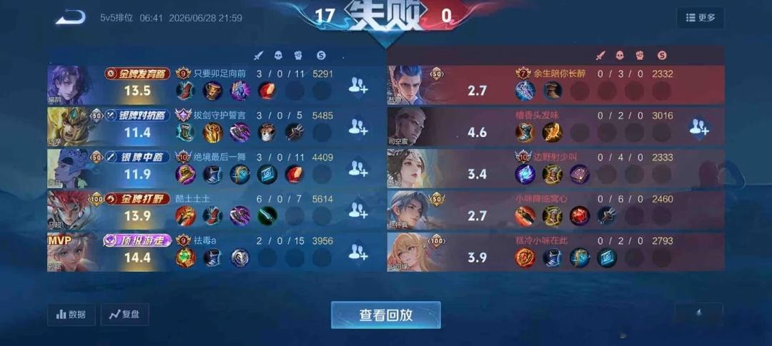 🔴JDG五排撞车路人，练了打野马超和发育路扁鹊，🔴AG和KSG好像也在练发育
