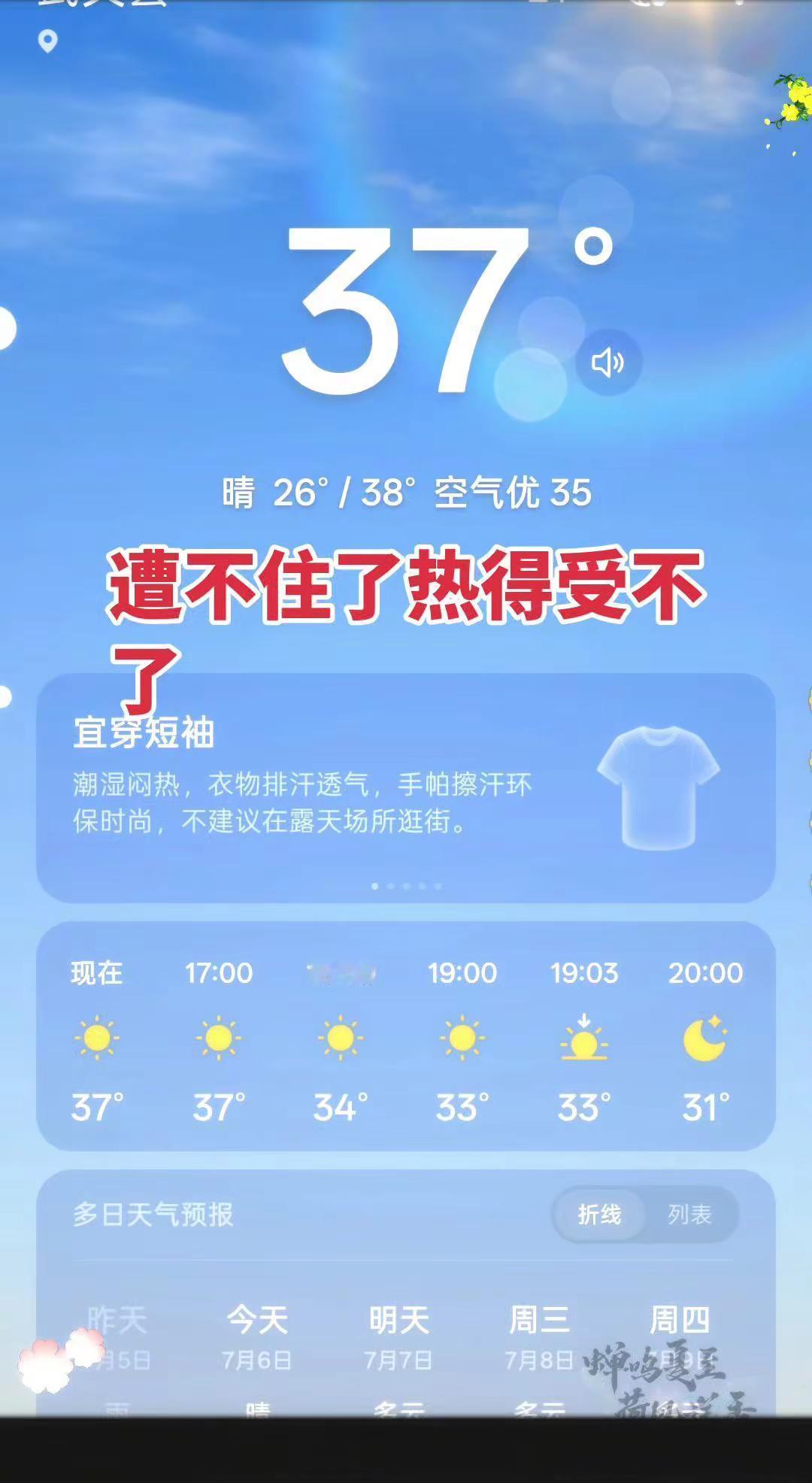 高温预警 你的城市热到多少度了