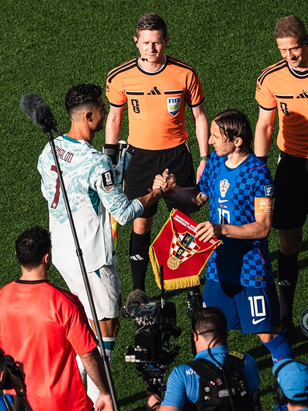 莫德里奇和C罗。葡萄牙vs克罗地亚葡萄牙2比1克罗地亚