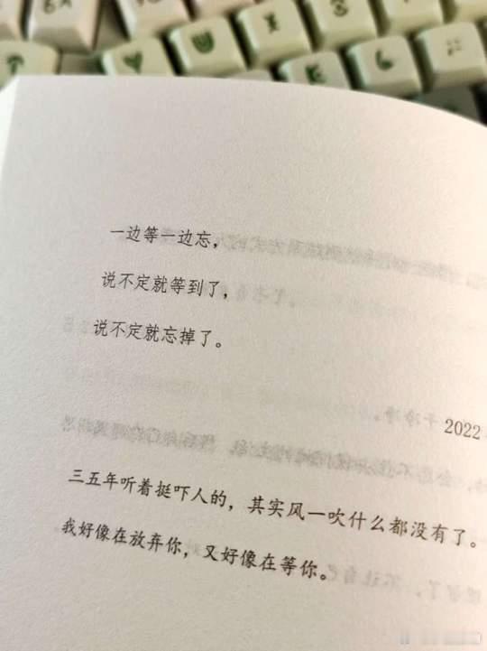 我好像在放弃你，又好像在等你！ 