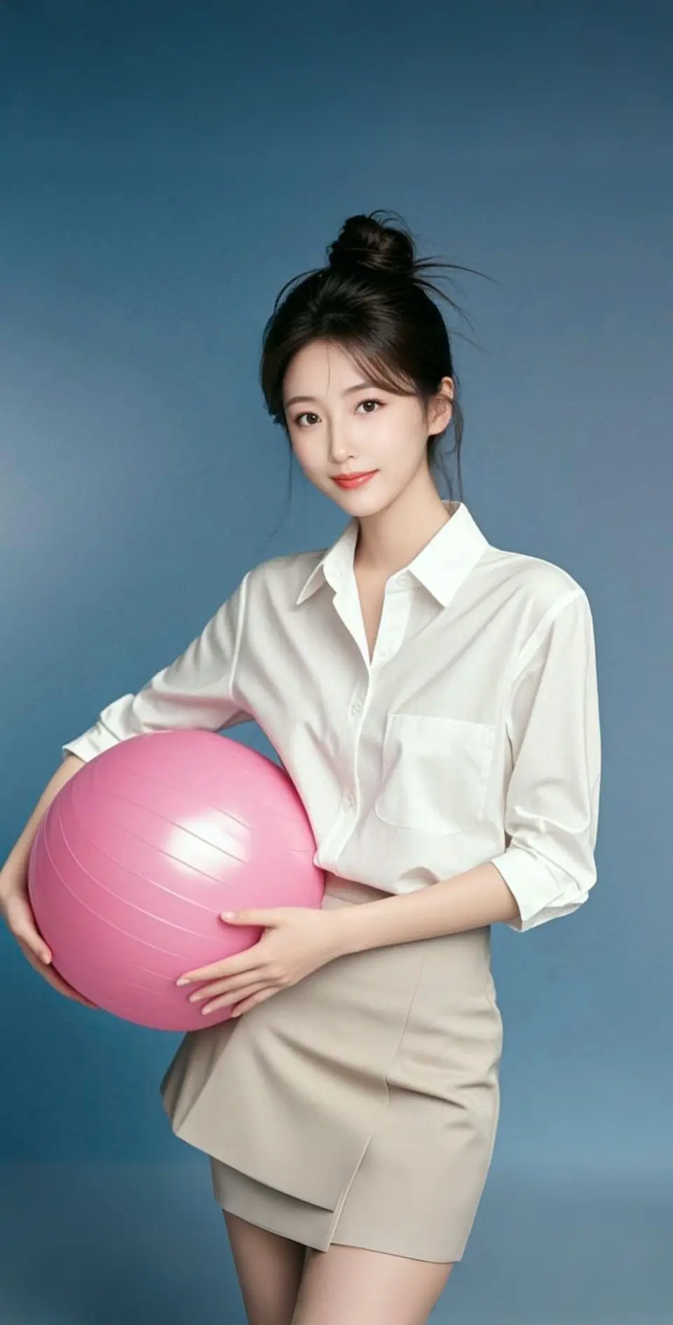 AI扩图 AI粉球佳人