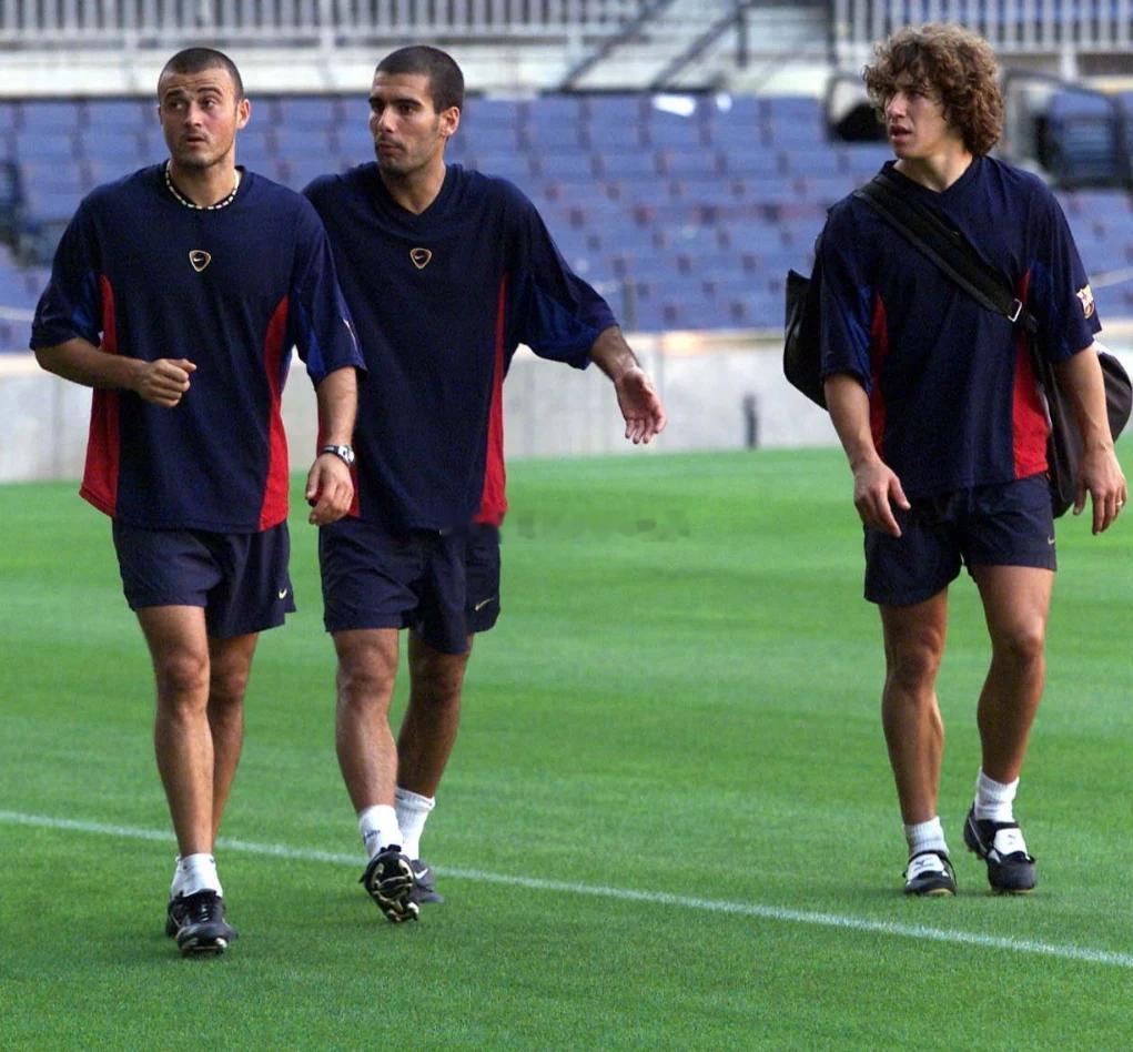 Luis Enrique, Pep Guardiola, Carles Puyo