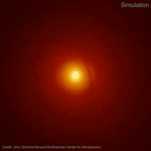 英仙座星系团让人忍不住想来一杯应季饮品暖暖身。这幅宛如“宇宙拿铁拉花”的奇妙景象