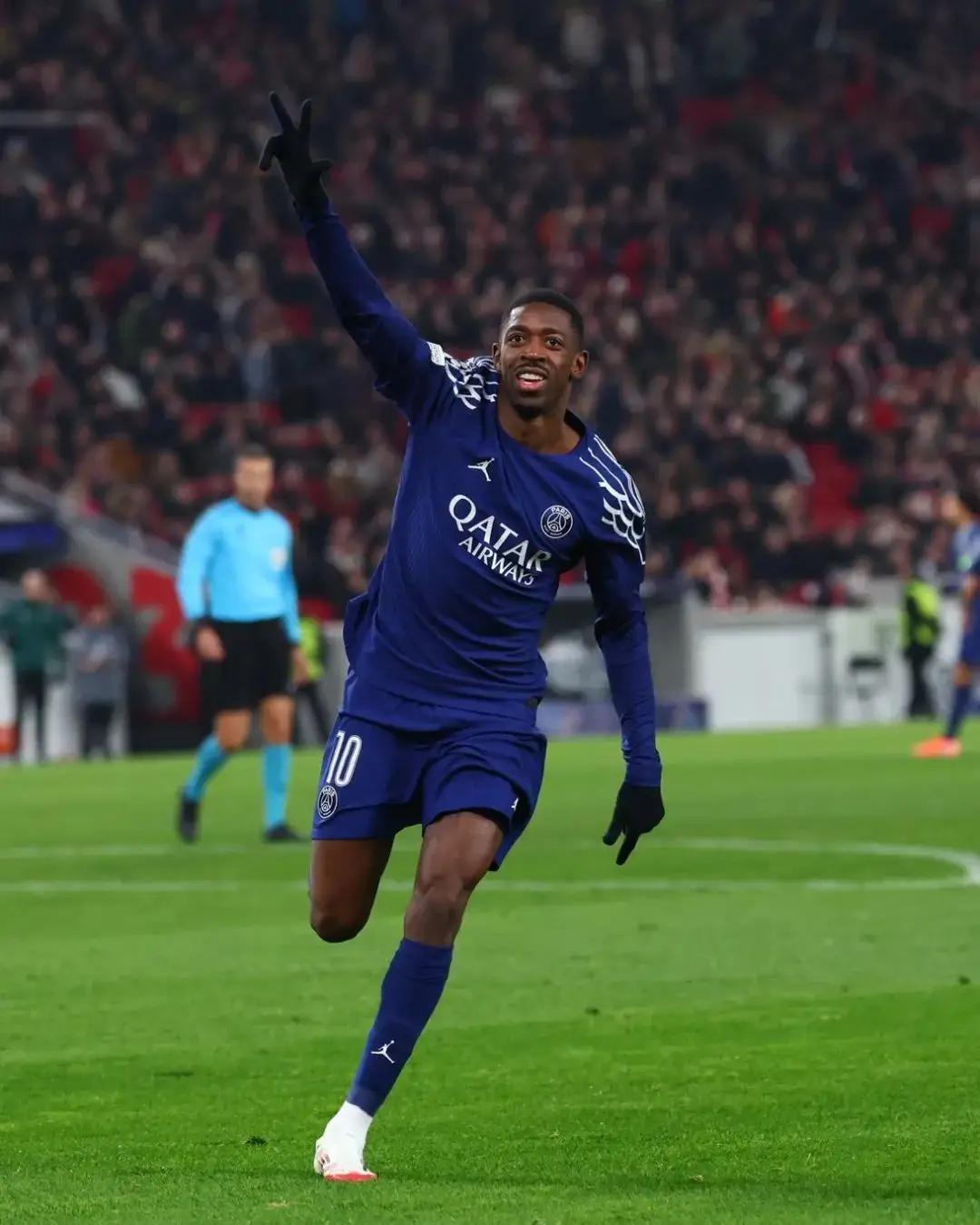 巴黎圣日曼首回合5-4战胜了拜仁慕尼黑，还是跟巴黎的登贝莱有关系，现在的登贝莱就