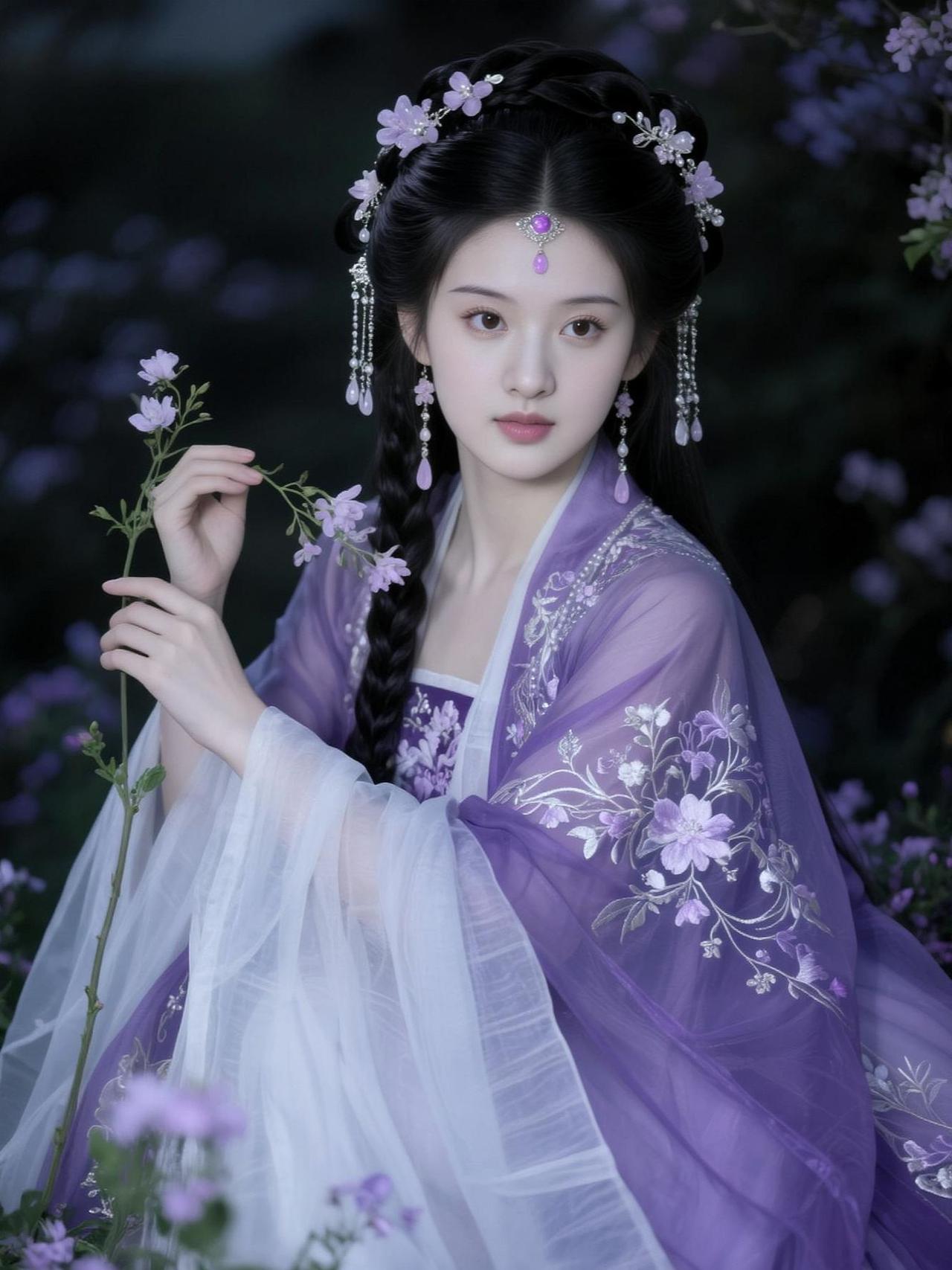 AI淡彩古风写真 抖音ai创作