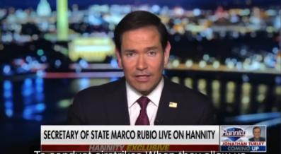 美国国务卿卢比奥福克斯专访放出狠话！

说白了，美国国务卿卢比奥近期专访放出的狠