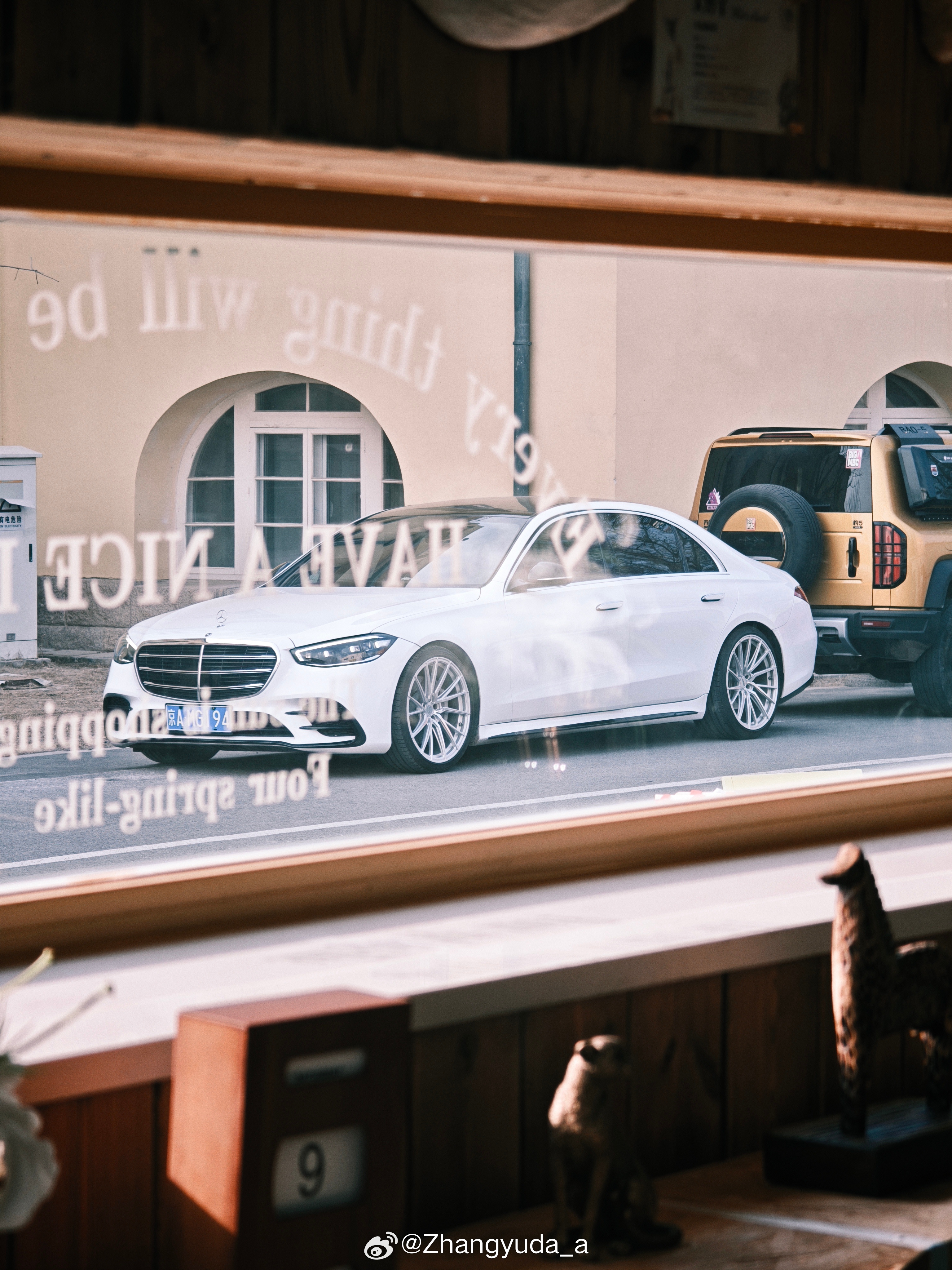 白色S级也是很好看啊 我与汽车的日常 北京