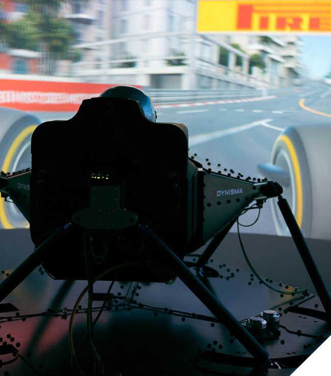 2026F1加拿大大奖赛 Alpine 车队的 Dynisma 模拟器 