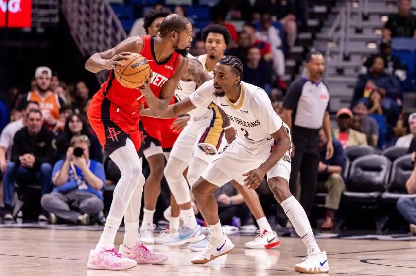 湖人馋哭了？赫伯特-琼斯对阵火箭8次出刀，杜兰特、小贾巴里-史密斯、阿门-汤普森