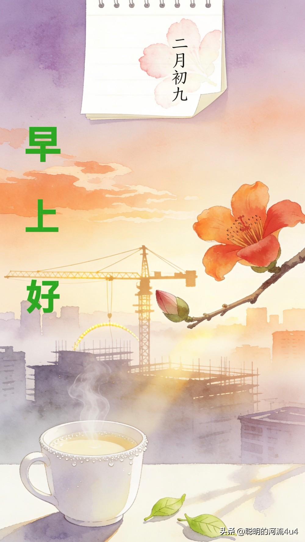 🍃🌷🌞🌿☕️🌱🌷🍃
日子踮着脚尖，
在春分后的第七天停驻。
风把农