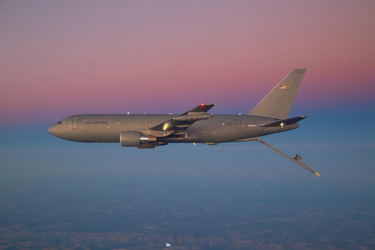 波音研制的KC-46空中加油机，虽然这些年因为质量管控出了很多问题，但仍然是一款