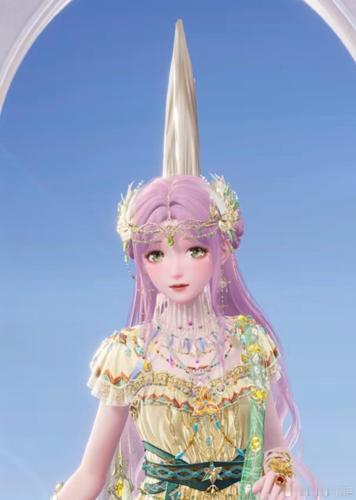 无限暖暖 这个头饰的bug真的蚌埠住了…怎么这么像刺头布袋