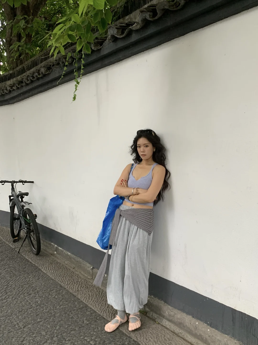 购物袋还是丝巾绑的包包👜