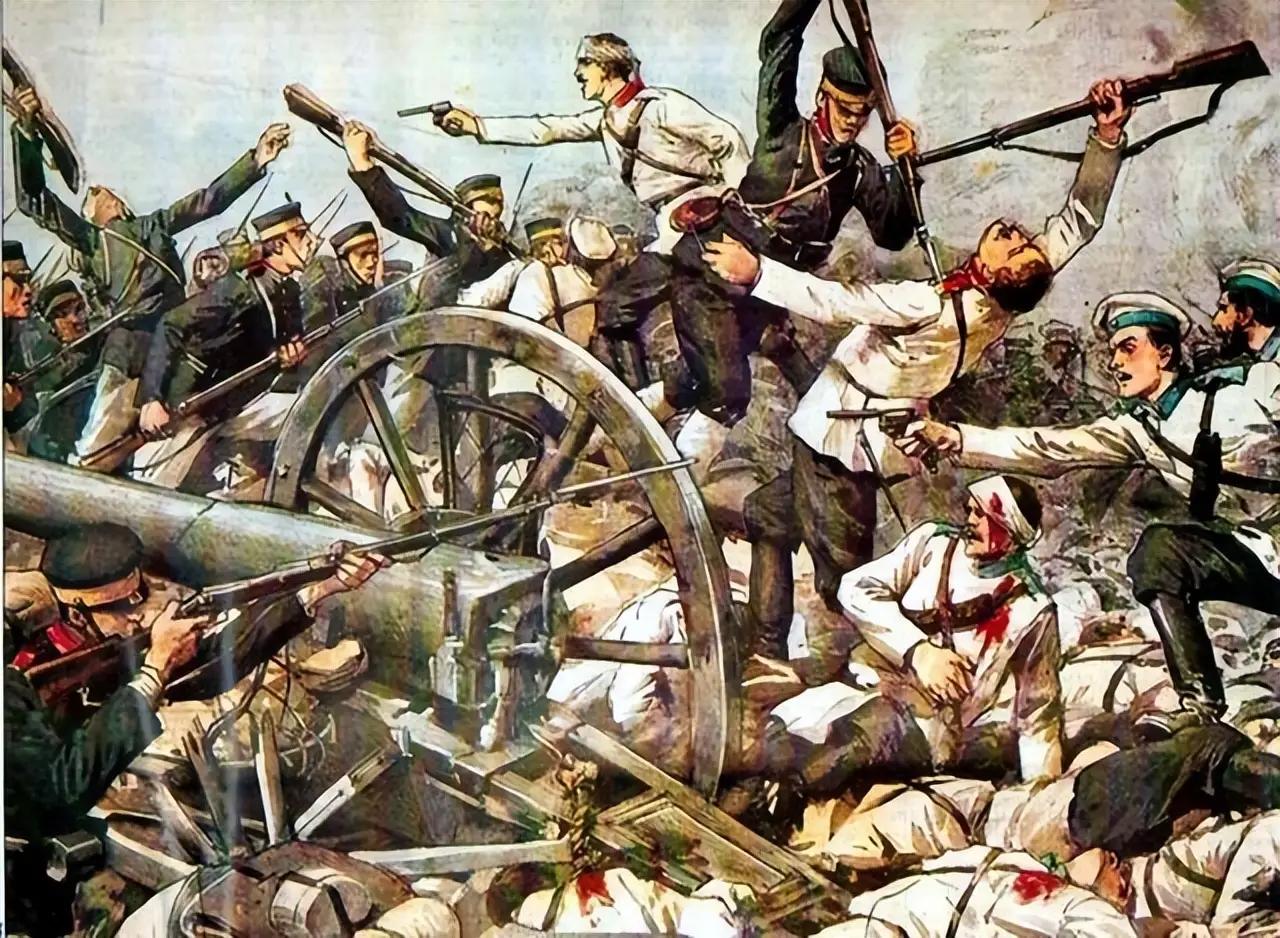 1905年，日俄战争的硝烟刚刚散去。
在谈判桌上，日本的代表回想起十年前甲午战后