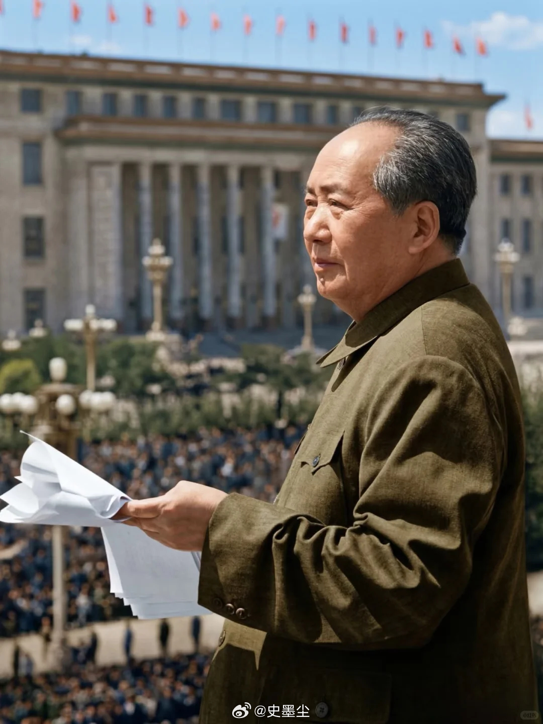 上海建党，开天辟地。南昌建军，惊天动地。瑞金建政，翻天覆地。北京建国，改天换地！